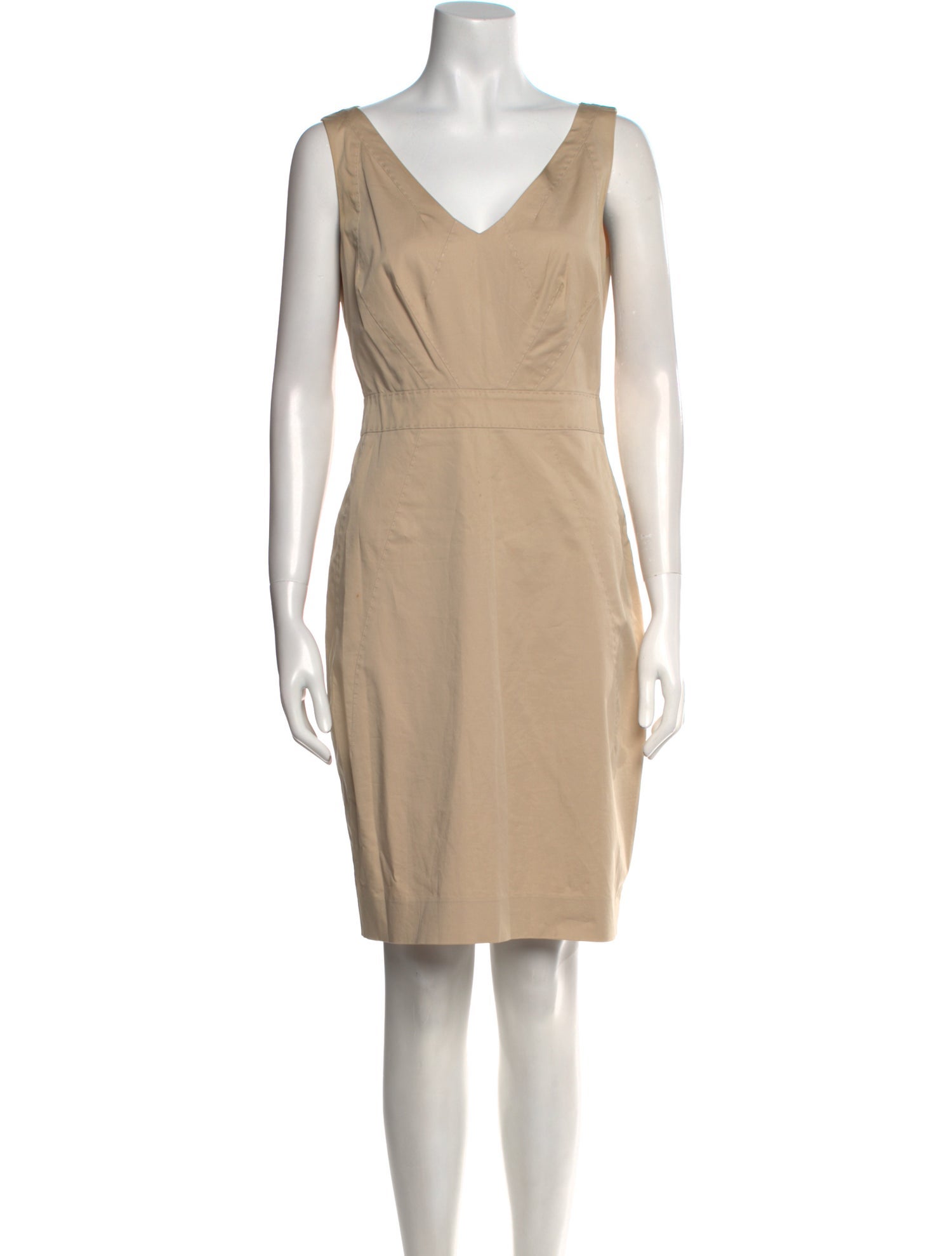 Moschino V-Neck Knee-Length Dress