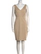Moschino V-Neck Knee-Length Dress