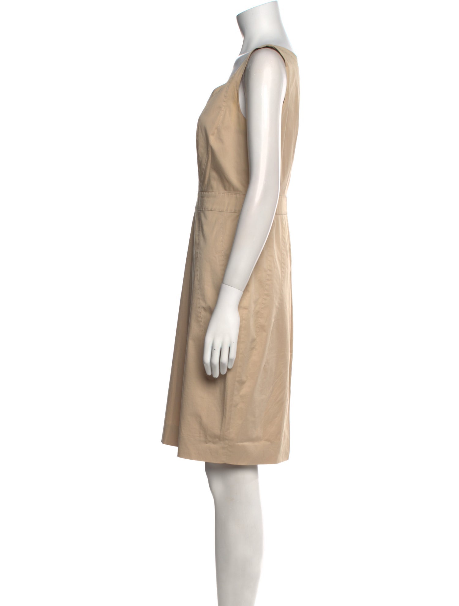 Moschino V-Neck Knee-Length Dress