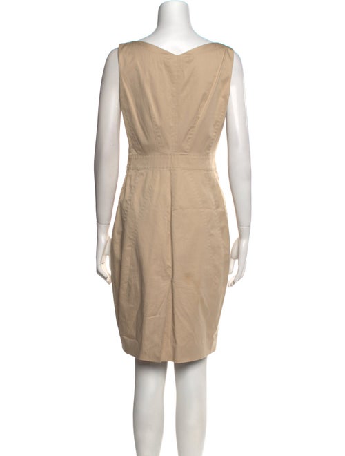Moschino V-Neck Knee-Length Dress