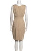 Moschino V-Neck Knee-Length Dress