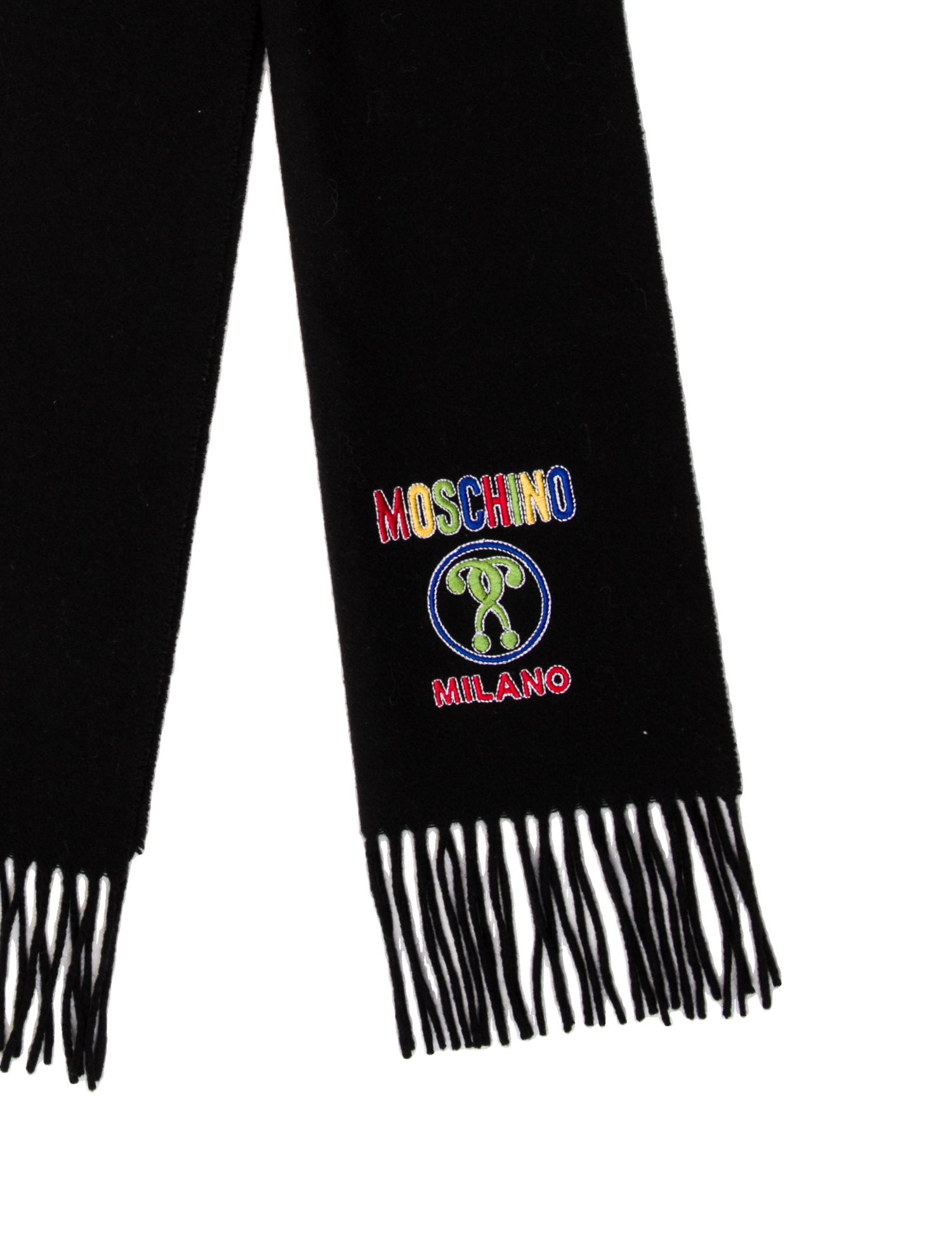 Moschino Wool Striped Scarf