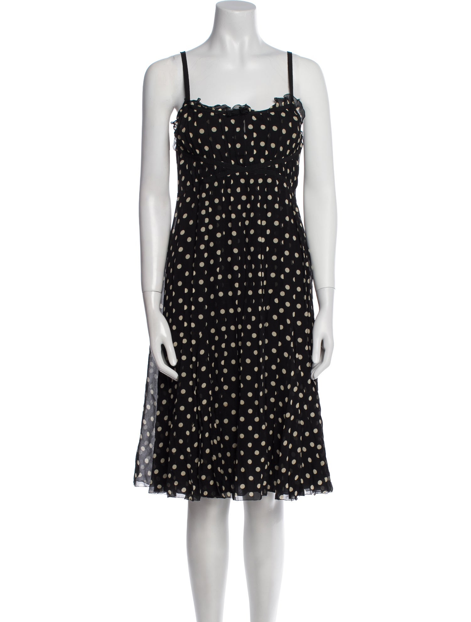 Moschino Silk Knee-Length Dress