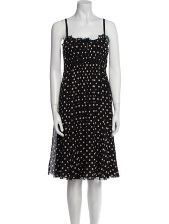 Moschino Silk Knee-Length Dress