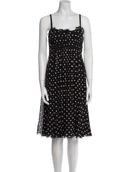 Moschino Silk Knee-Length Dress