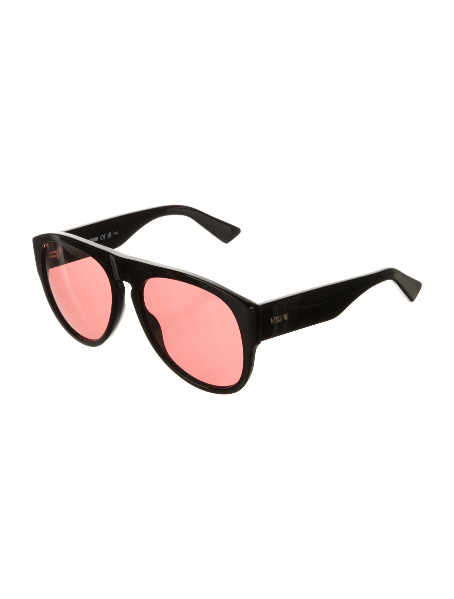 Moschino Round Tinted Sunglasses