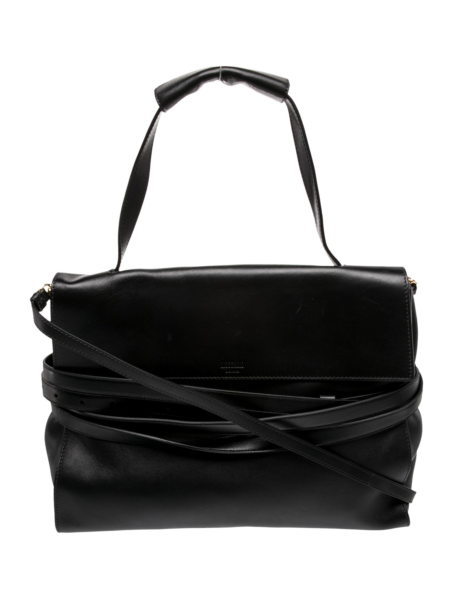 Moschino Leather Weekender Bag