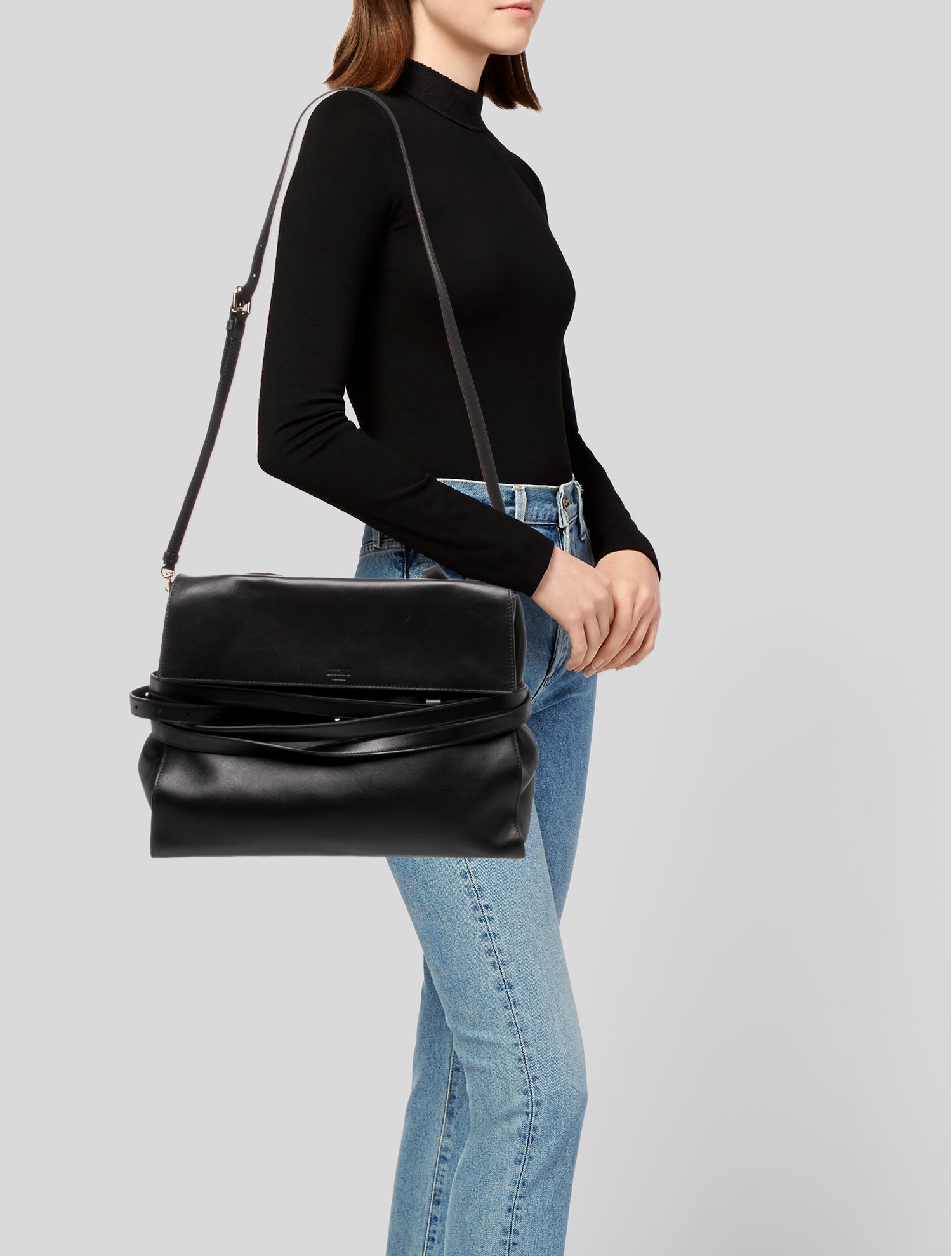 Moschino Leather Weekender Bag