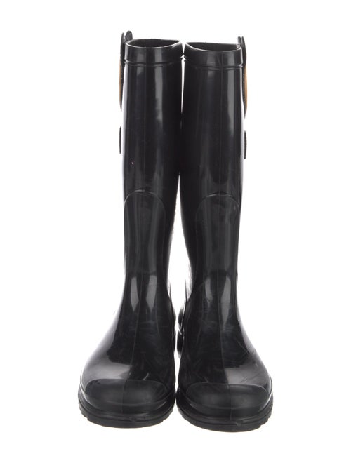 Moschino Rubber Graphic Print Rain Boots