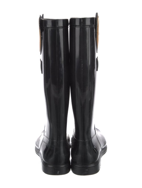 Moschino Rubber Graphic Print Rain Boots