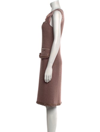 Moschino Virgin Wool Knee-Length Dress