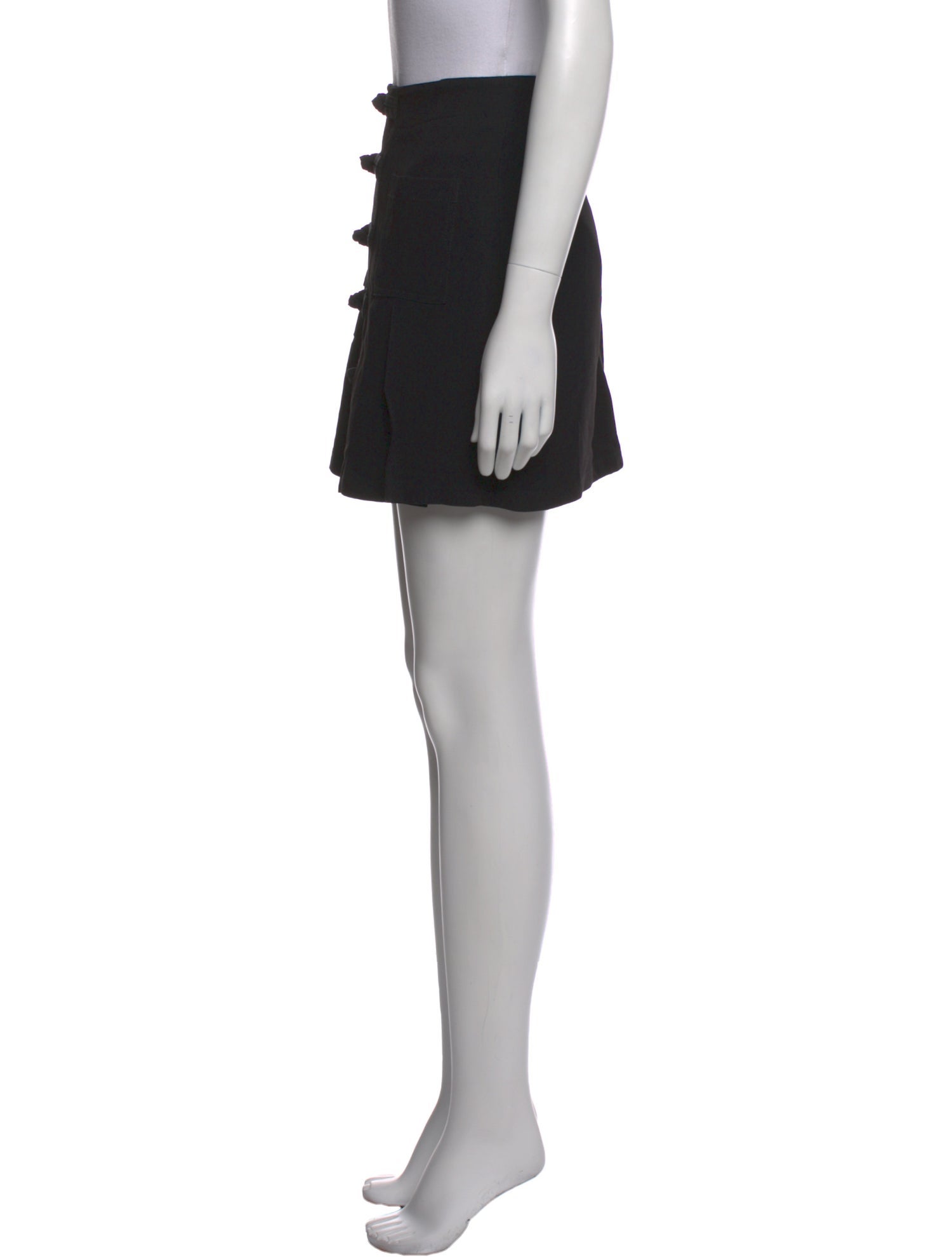 Moschino Pleated Accents Mini Skirt