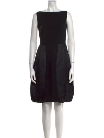 Moschino Bateau Neckline Mini Dress