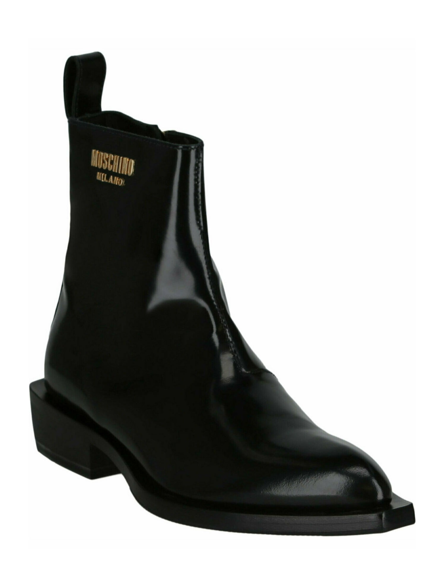 Moschino Leather Ankle Boots w/ Tags