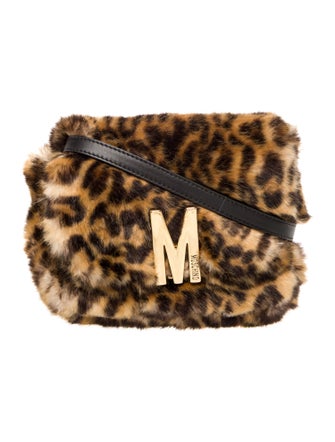 Moschino Faux Fur Crossbody Bag