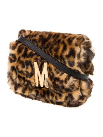 Moschino Faux Fur Crossbody Bag