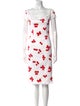 Moschino Cheap and Chic Printed Midi Length Dress