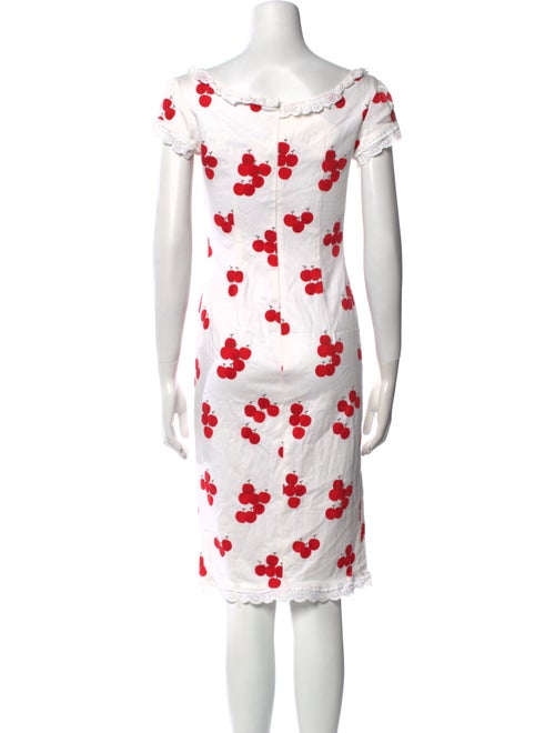 Moschino Cheap and Chic Printed Midi Length Dress