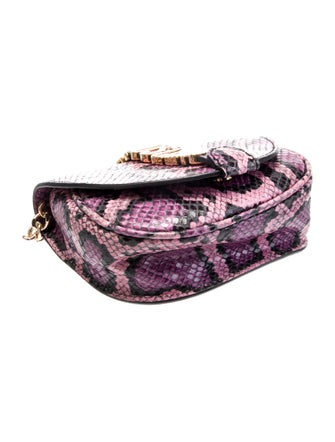 Moschino Embossed Leather Crossbody Bag