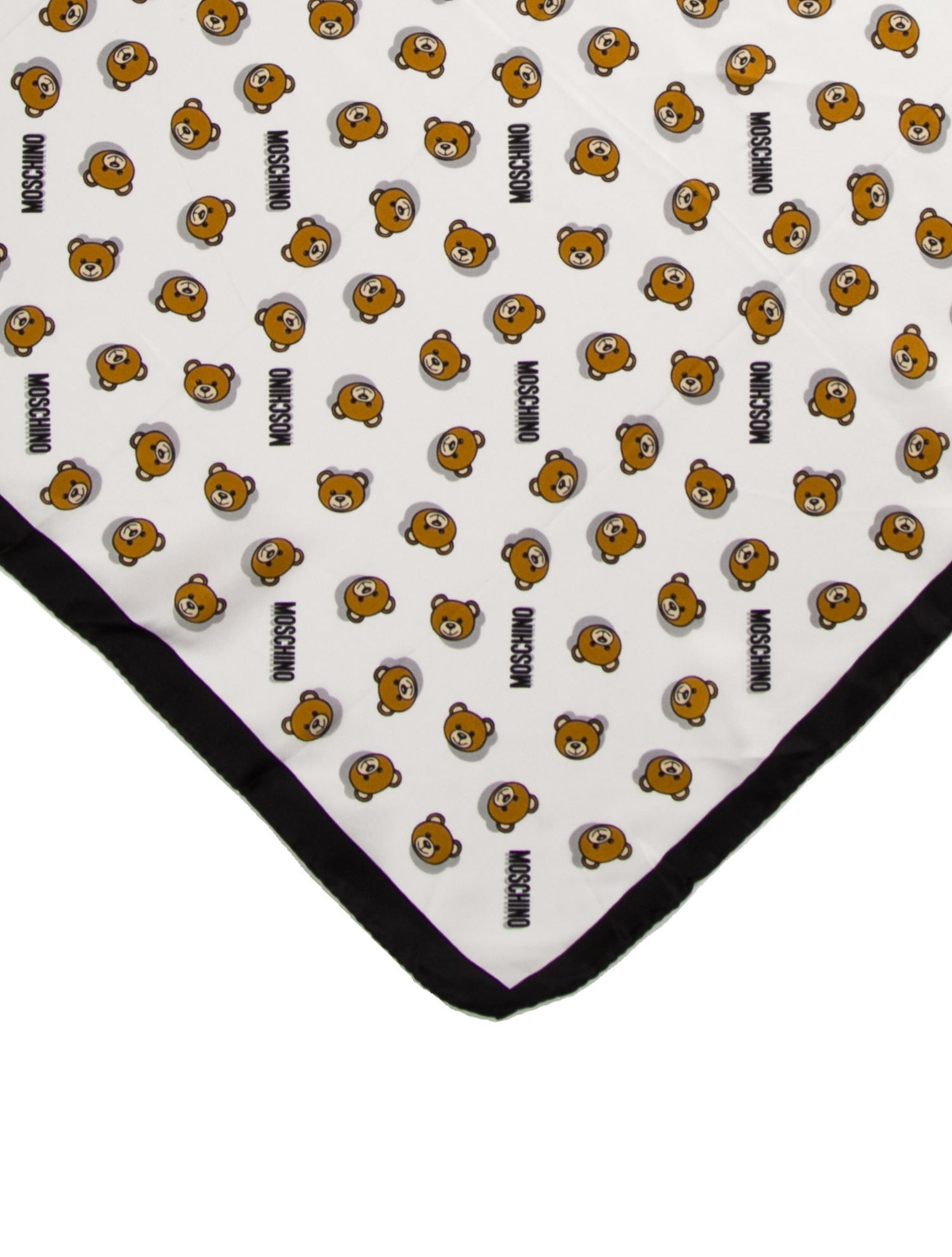 Moschino Silk Printed Scarf w/ Tags