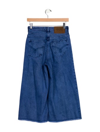 Moschino High-Rise Wide Leg Jeans