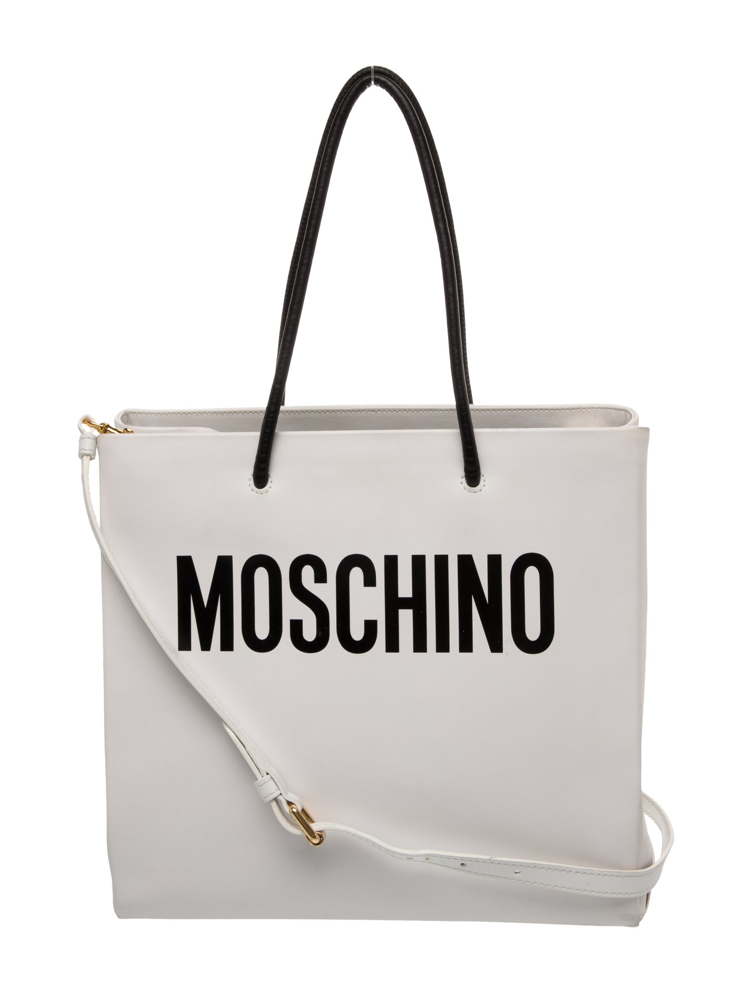 Moschino Leather Tote