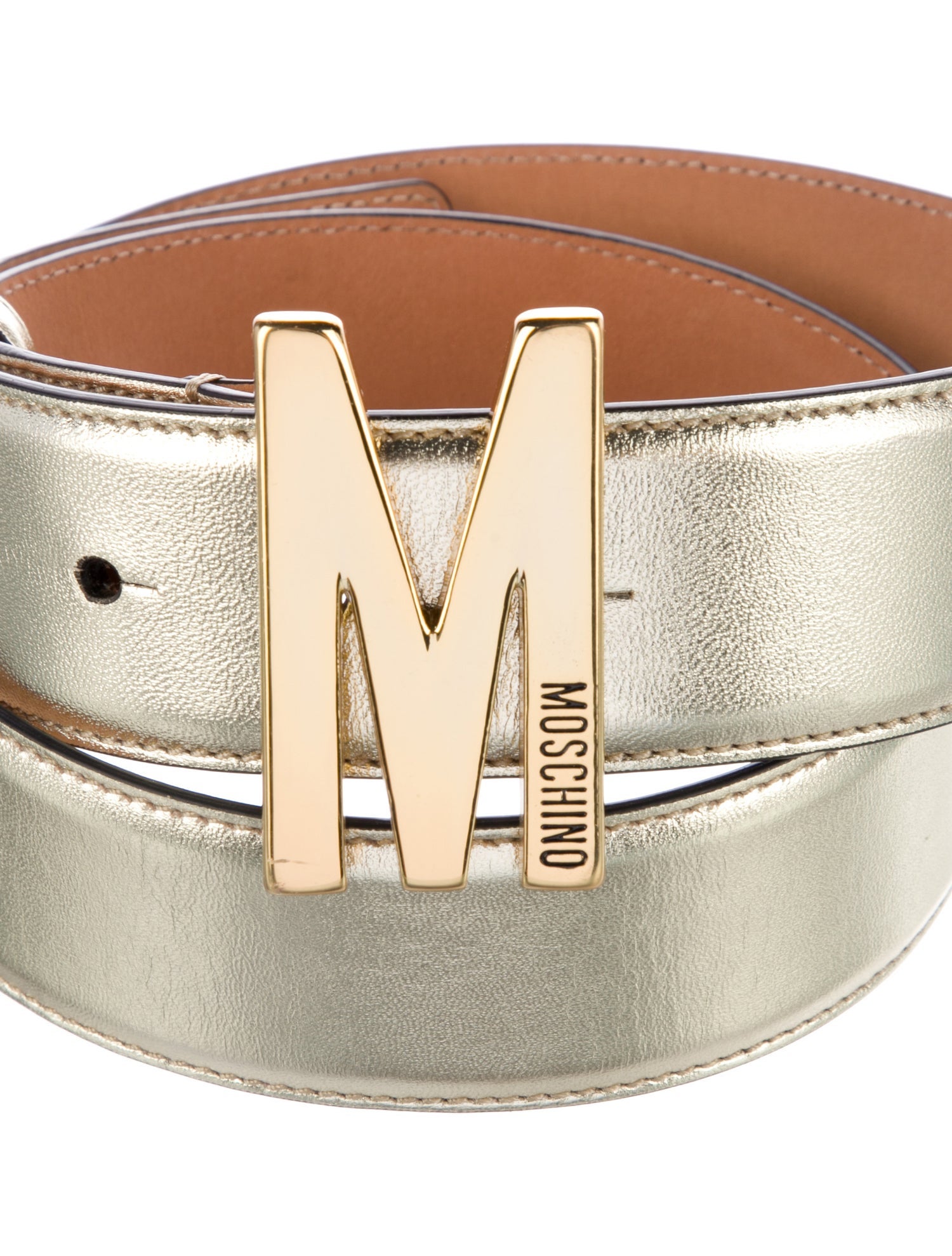 Moschino Skinny Leather Belt Kit