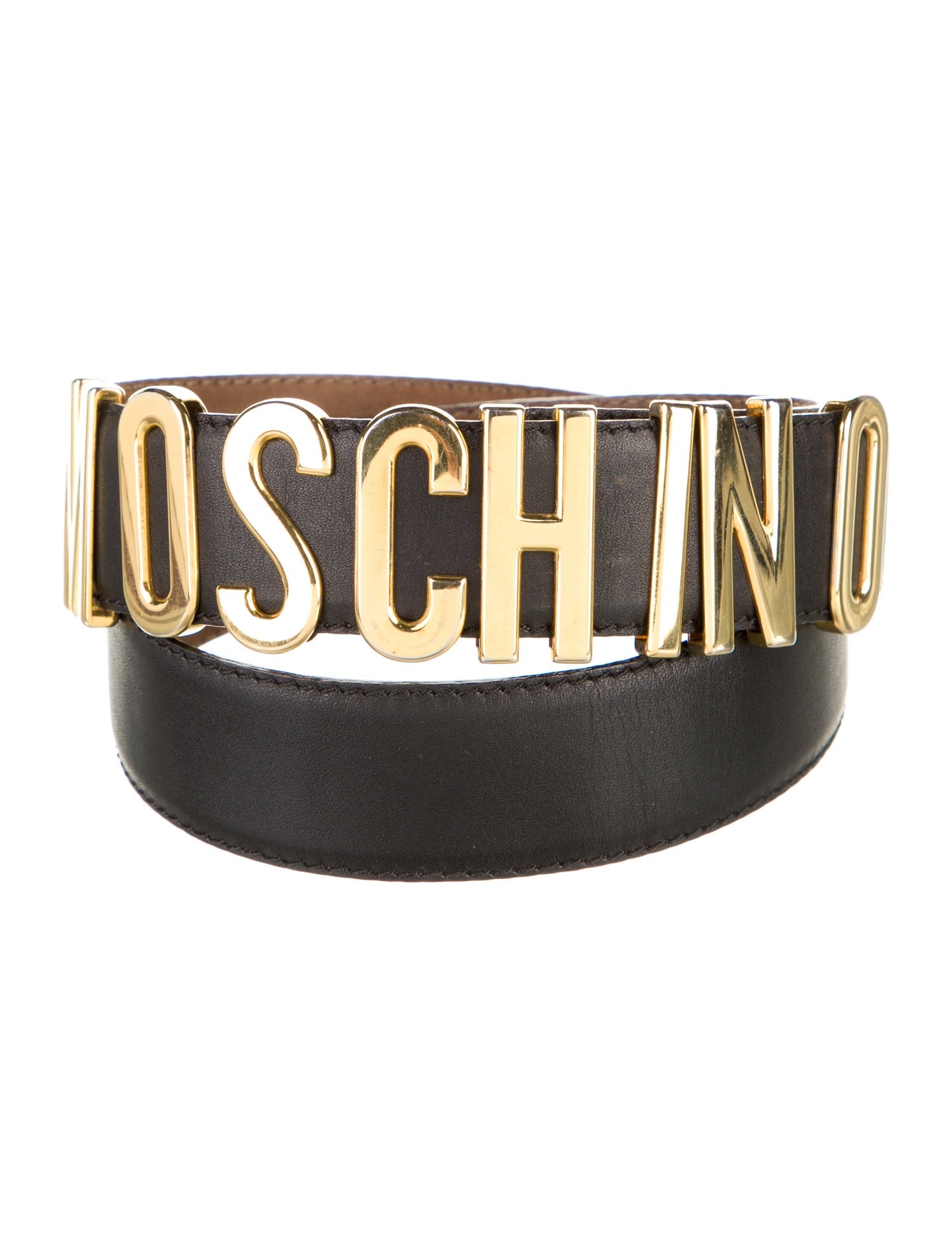Moschino Leather Waist Belt