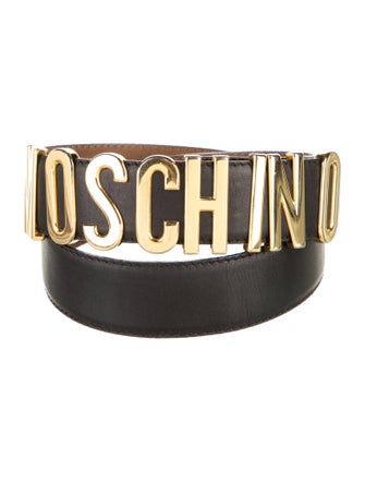 Moschino Leather Waist Belt