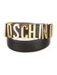 Moschino Leather Waist Belt
