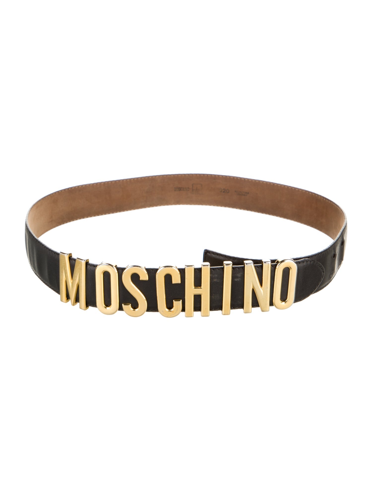 Moschino Leather Waist Belt