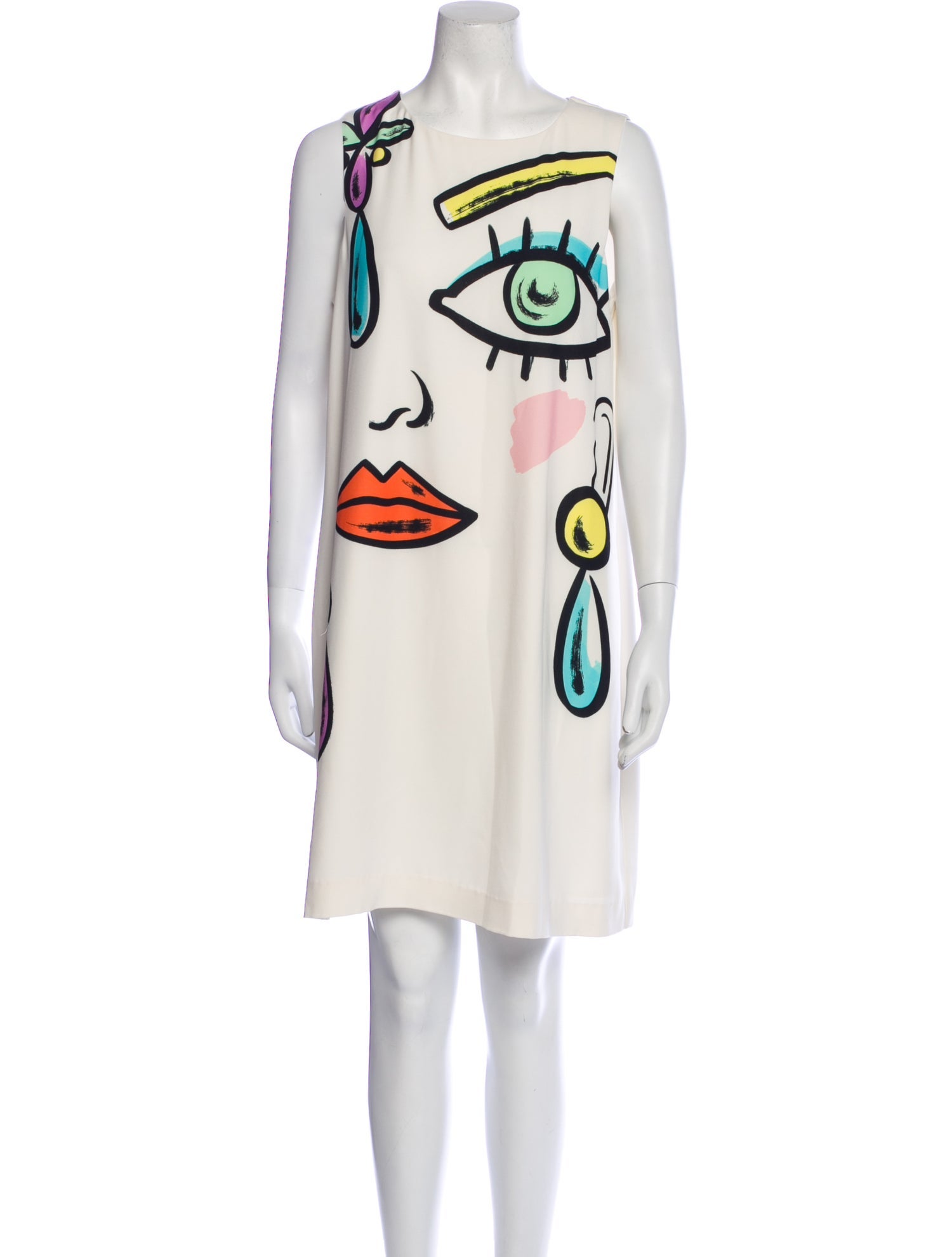 Moschino Printed Knee-Length Dress