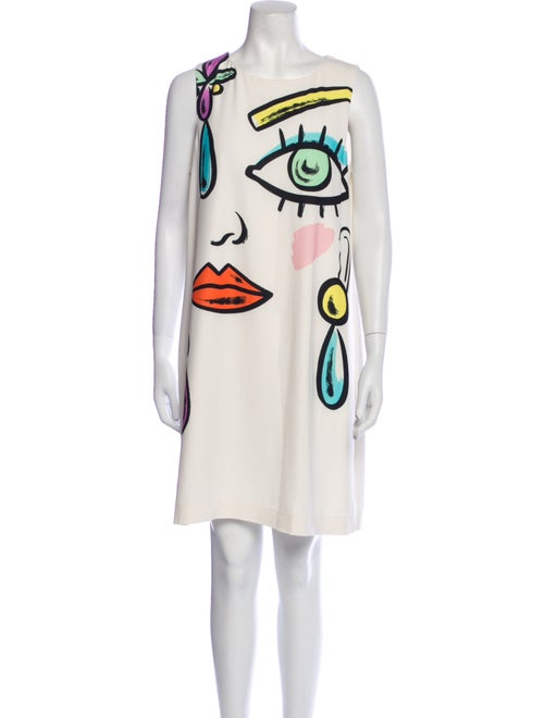 Moschino Printed Knee-Length Dress