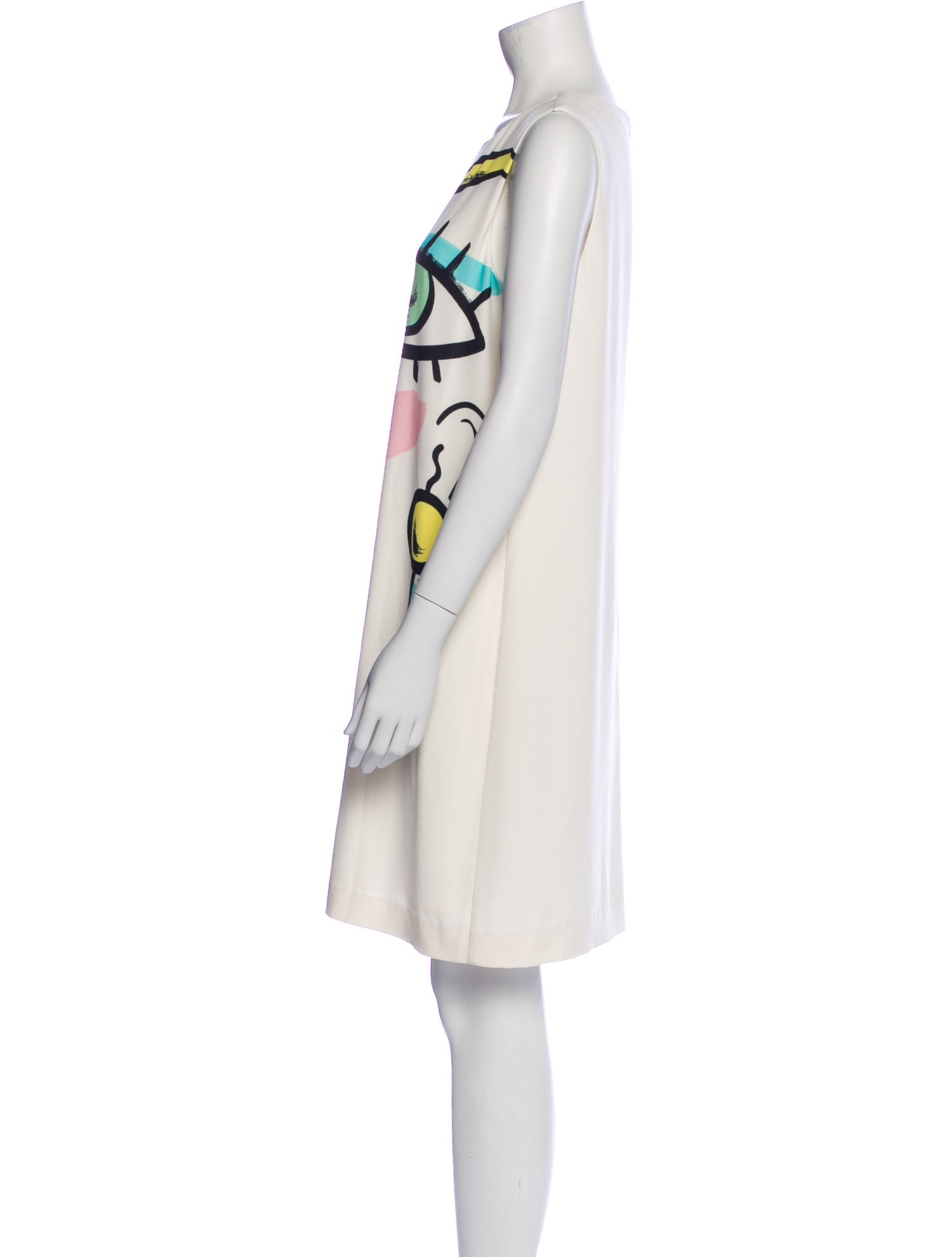 Moschino Printed Knee-Length Dress