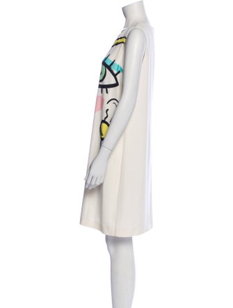 Moschino Printed Knee-Length Dress