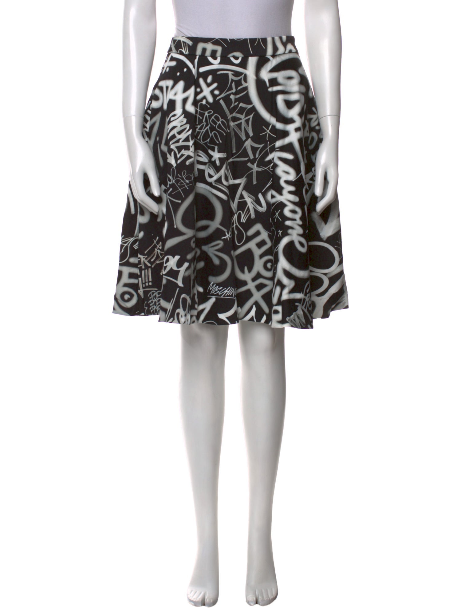 Moschino Printed Knee-Length Skirt