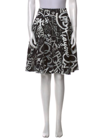 Moschino Printed Knee-Length Skirt