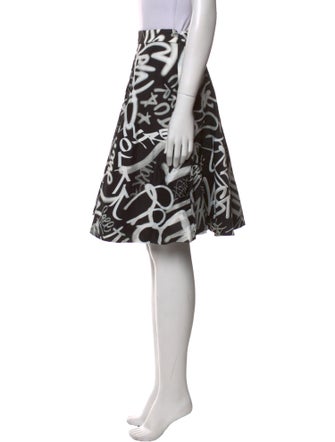 Moschino Printed Knee-Length Skirt