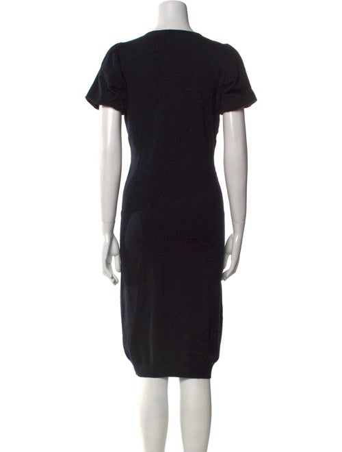 Moschino Colorblock Pattern Midi Length Dress