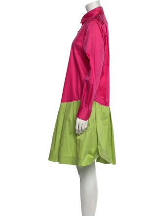 Moschino Colorblock Pattern Knee-Length Dress