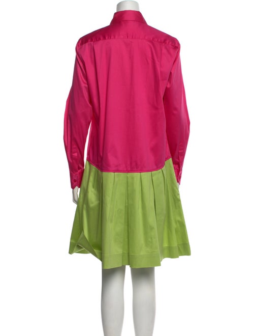 Moschino Colorblock Pattern Knee-Length Dress