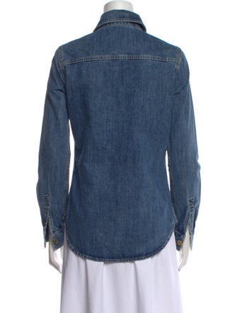 Moschino Long Sleeve Button-Up Top