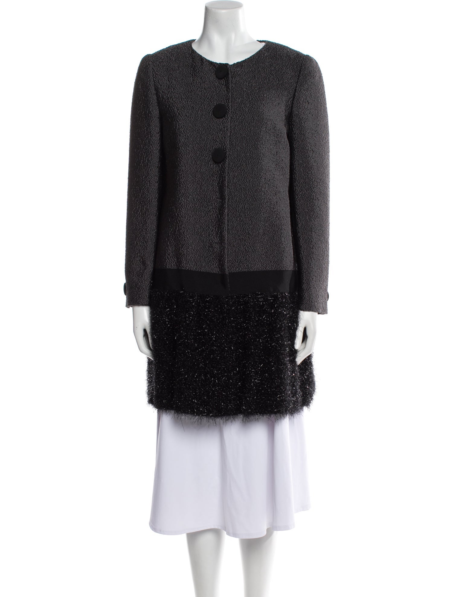 Moschino Colorblock Pattern Evening Jacket