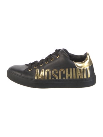 Moschino Leather Sneakers