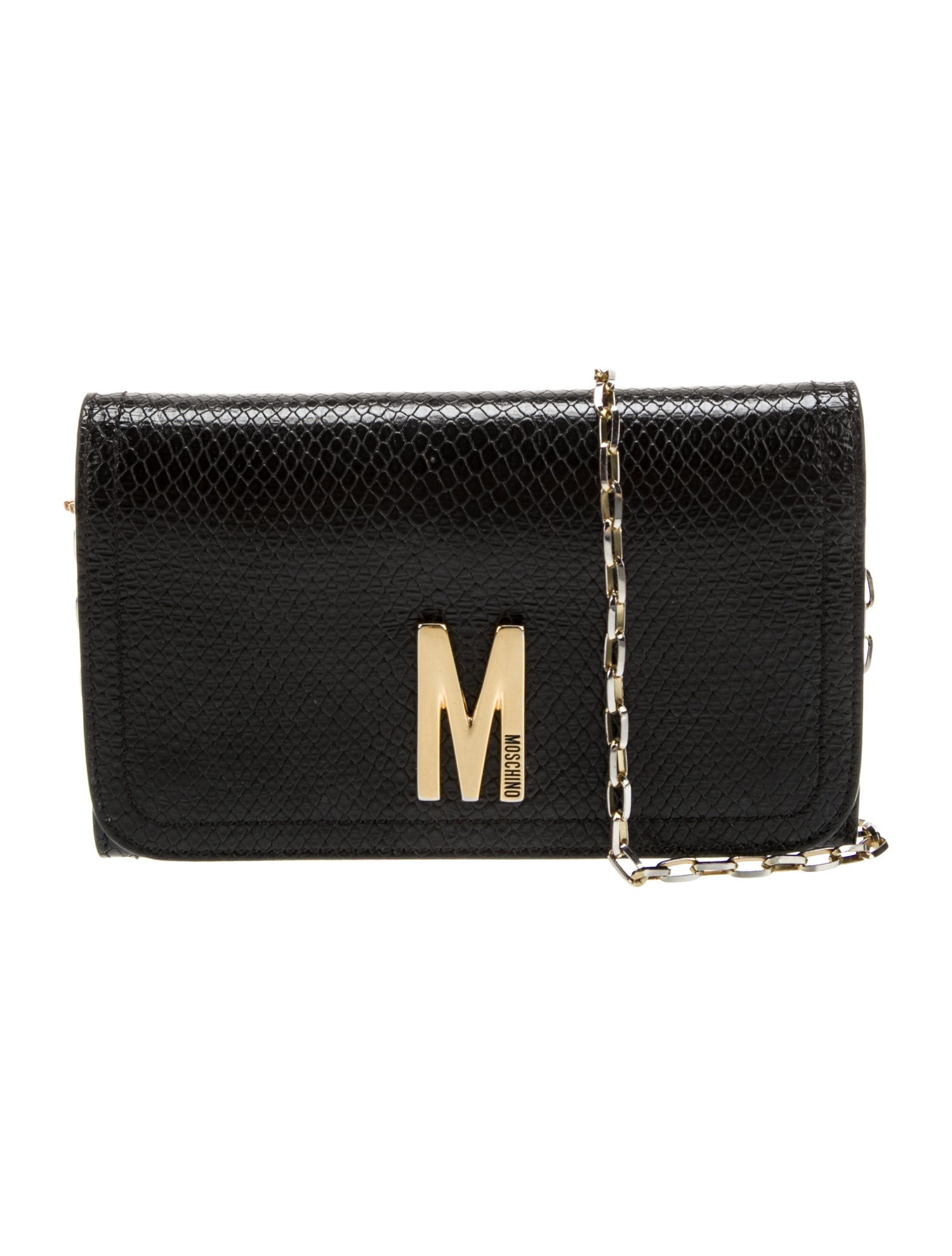 Moschino Leather Clutch