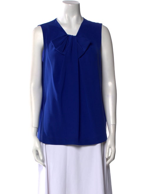 Moschino Silk V-Neck Top