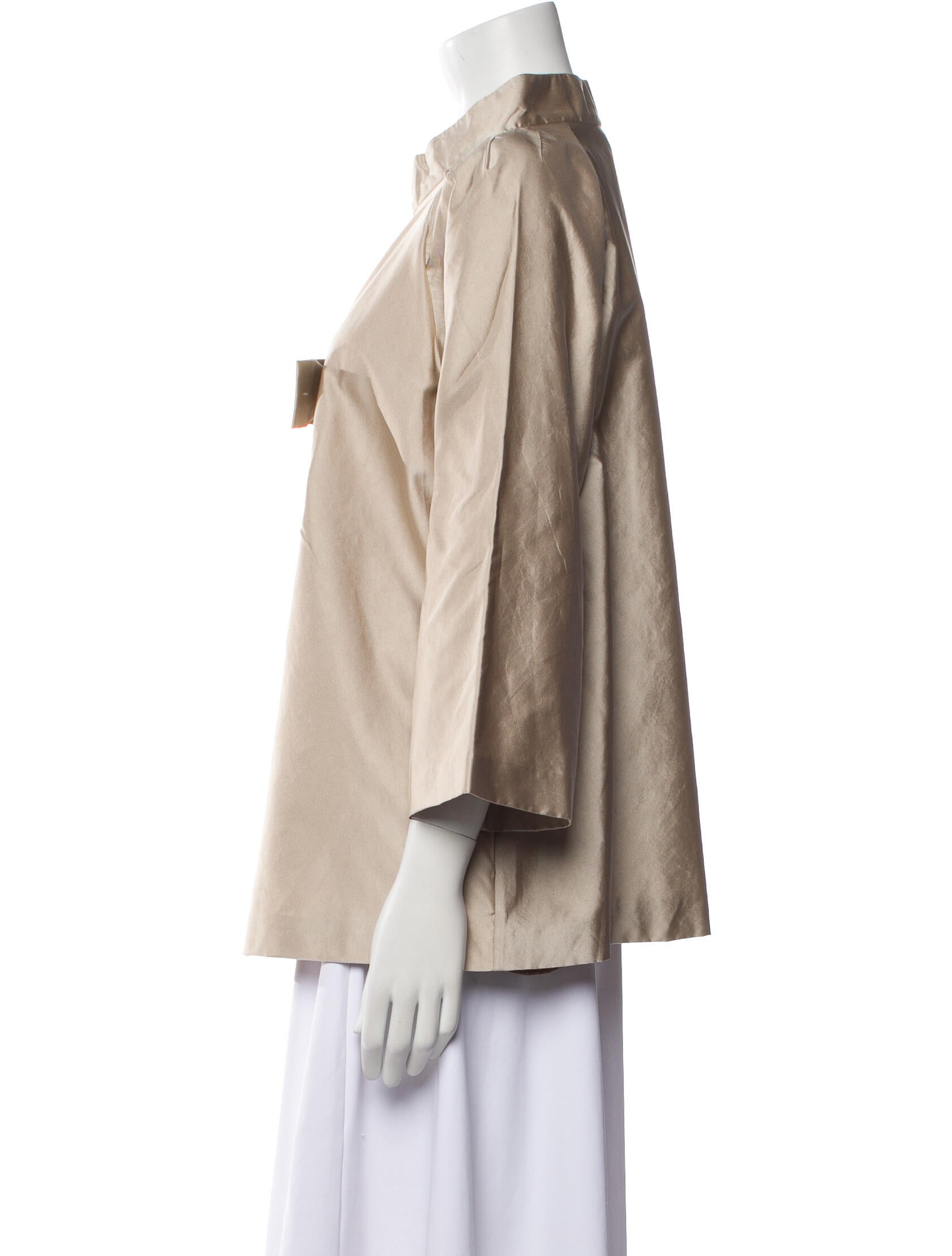 Moschino Crew Neck Three-Quarter Sleeve Blouse