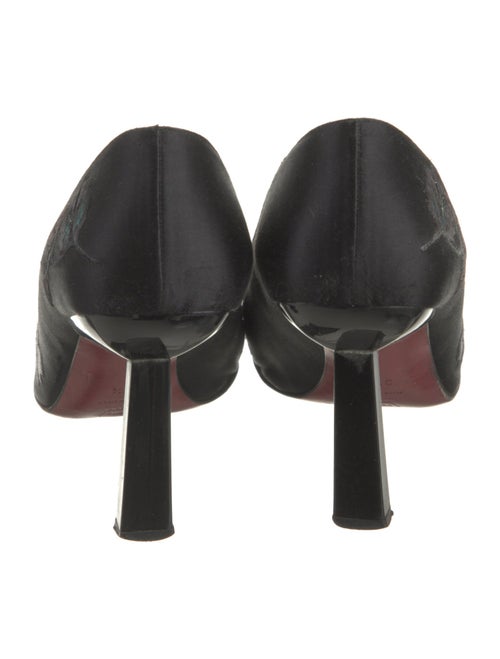 Moschino Suede Printed Pumps