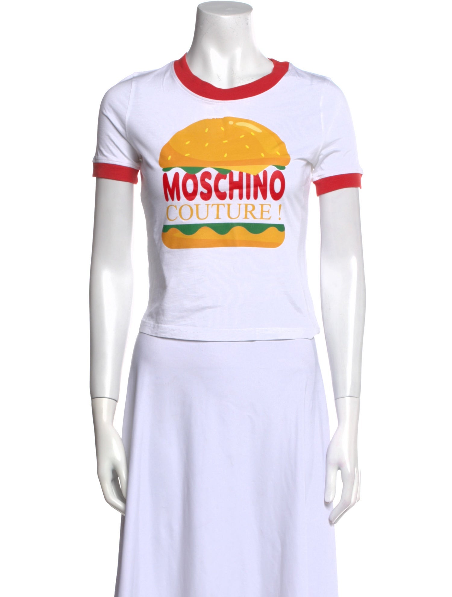 Moschino Graphic Print Crew Neck T-Shirt
