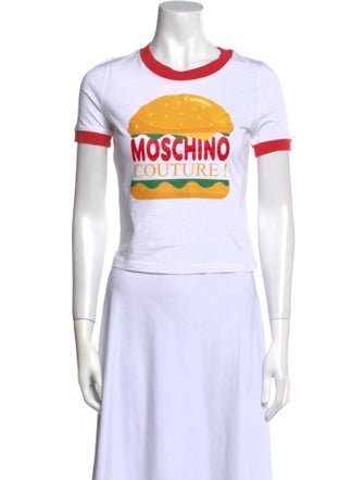 Moschino Graphic Print Crew Neck T-Shirt
